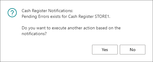 Cash Machine Error Error Handling - fiskaltrust POS Interface